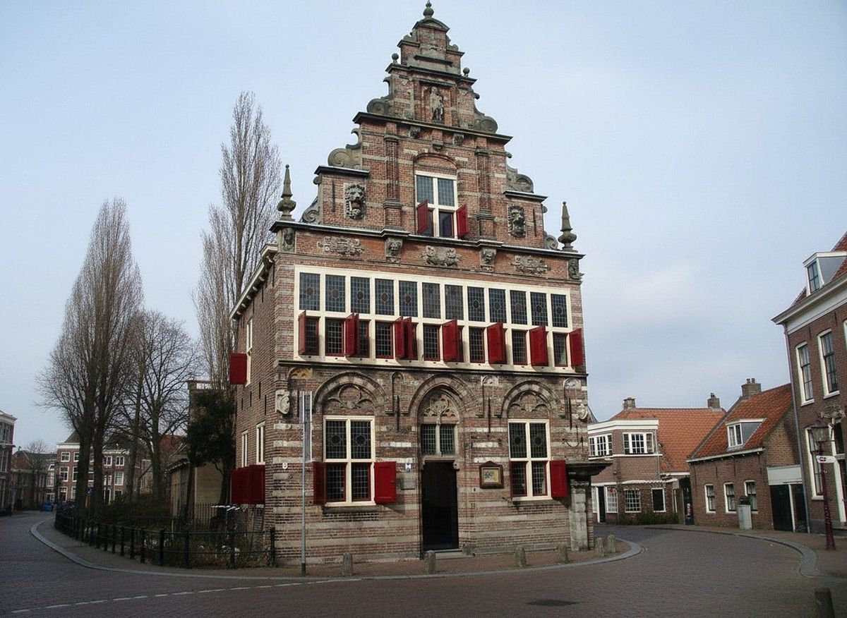 Het oude stadhuis van Woerden